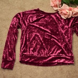 Velvet Longsleeve Top